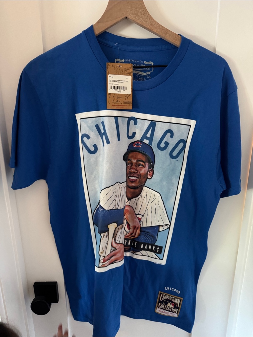 Mitchell & Ness Royal Blue Chicago Graphic Tee